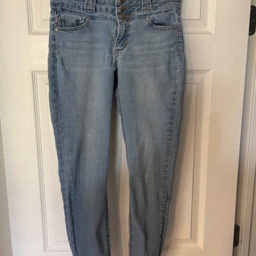Blue Spice Stretch Skinny Jeans